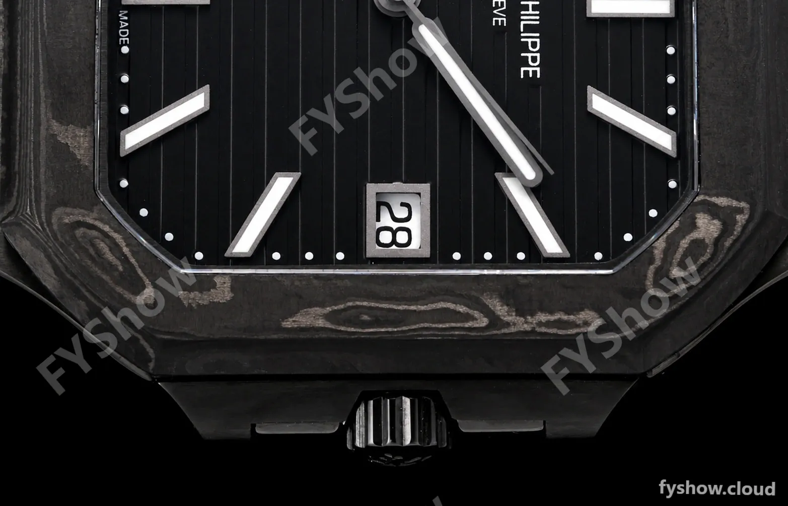 Patek Philippe - Cubitus 7128 40mm Black Carbon Black Dial DIWF A324 - Image 20