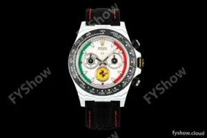 Rolex - Daytona 40mm DiW Ferrari Edition White Carbon Fiber FC/NY Red/Grn/Yelw White Italy Dial DIWF DD4801