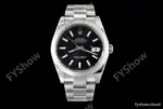 Rolex - Datejust 126300 41mm Oys Smt 904L SS/SS Blk/Stk VSF VS3235