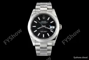 Rolex - Datejust 126300 41mm Oys Smt 904L SS/SS Blk/Stk VSF VS3235
