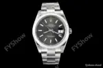 Rolex - Datejust 126334 41mm Oys Flt 904L SS/SS Grey/Stk VSF VS3235
