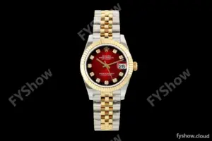Rolex - Datejust Ladies 278383 31mm Jub Flt YG/SS Red/Dia GMF A2824