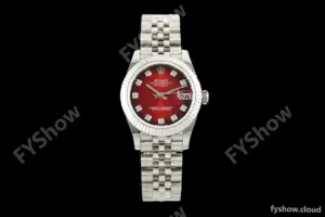 Rolex - Datejust Ladies 278274 31mm Jub Flt SS/SS Red/Dia GMF A2824
