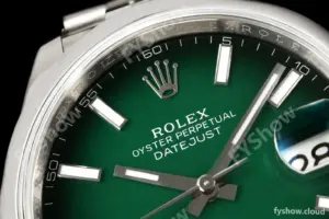 Rolex - Datejust 126334 41mm Jub Smth 904L SS/SS Ombre Green/Stk EWEF DD3235