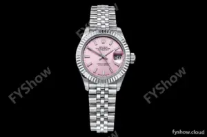Rolex - DJ Ladies 28mm Jub Flt 904L SS/SS Pink/Stk GMF A2671