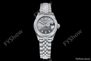 Rolex - DJ Ladies 28mm Jub Flt 904L SS/SS Grey/Stk GMF A2671