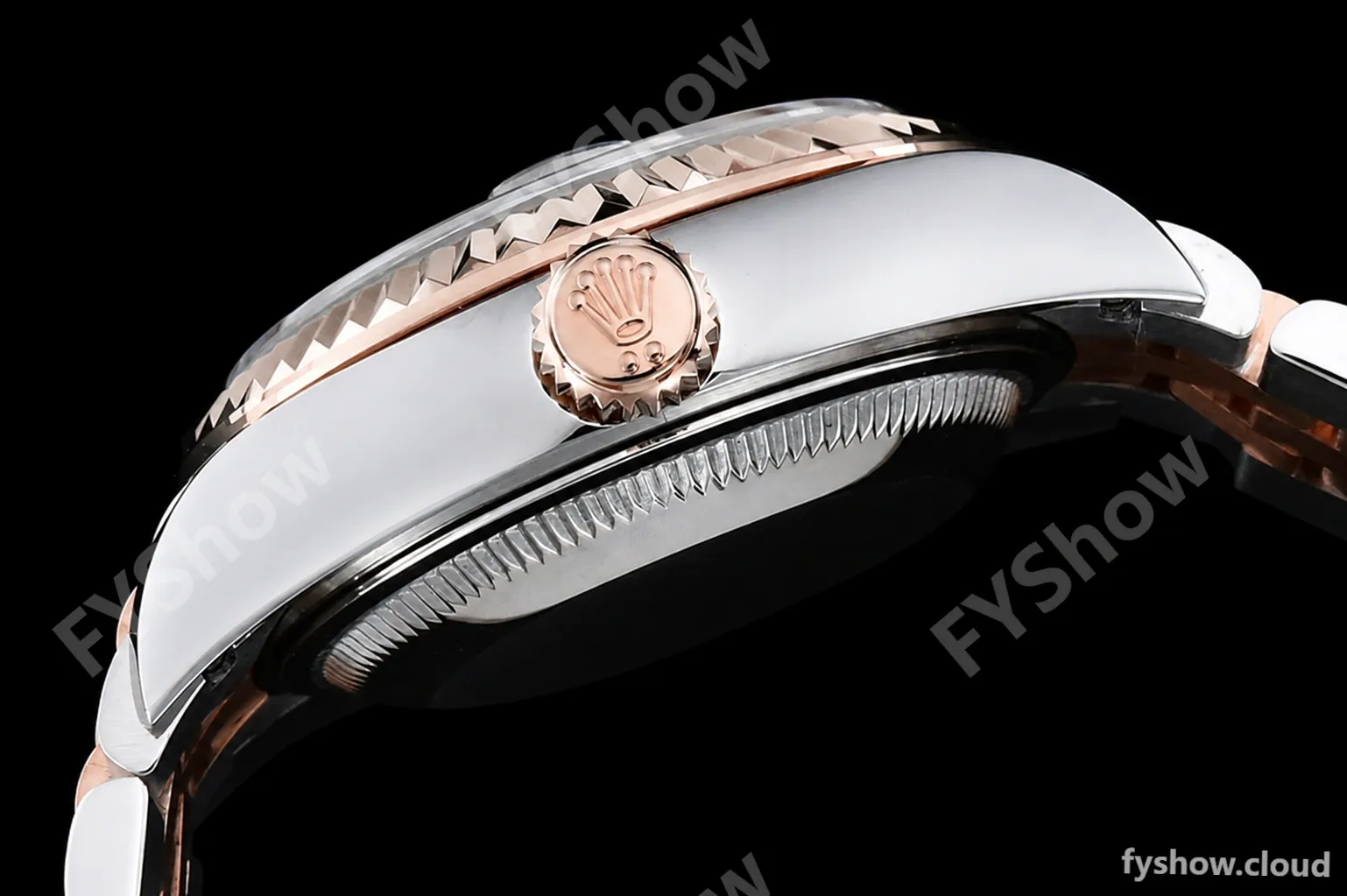 Rolex - DJ Ladies 28mm Jub Flt 904L RG/SS Brn/S-Dia GMF A2671 - Image 14