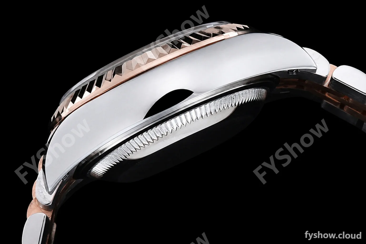 Rolex - DJ Ladies 28mm Jub Flt 904L RG/SS Brn/S-Dia GMF A2671 - Image 15