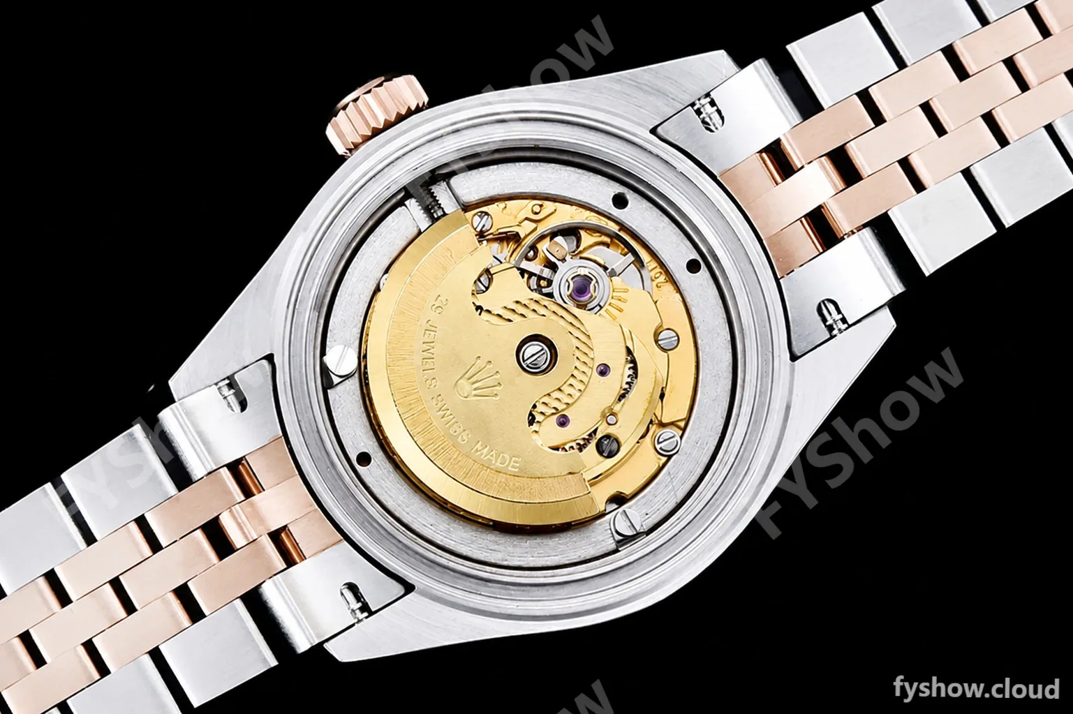 Rolex - DJ Ladies 28mm Jub Flt 904L RG/SS Brn/S-Dia GMF A2671 - Image 17