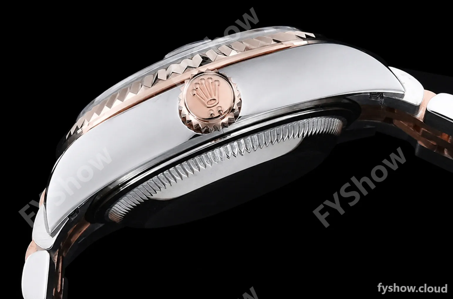 Rolex - DJ Ladies 28mm Jub Flt 904L RG/SS Brown/Dia GMF A2671 - Image 14