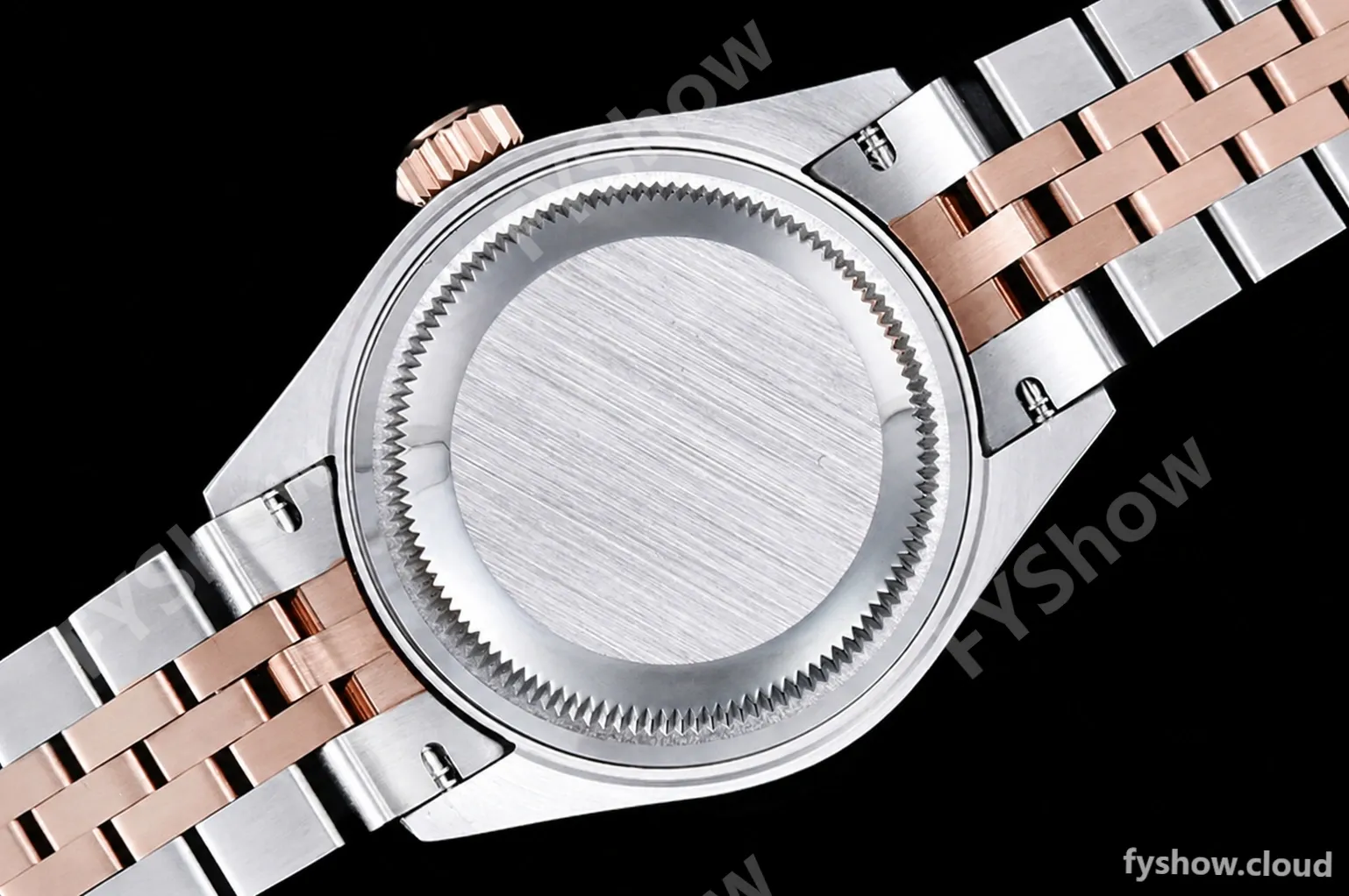 Rolex - DJ Ladies 28mm Jub Flt 904L RG/SS Brown/Dia GMF A2671 - Image 16