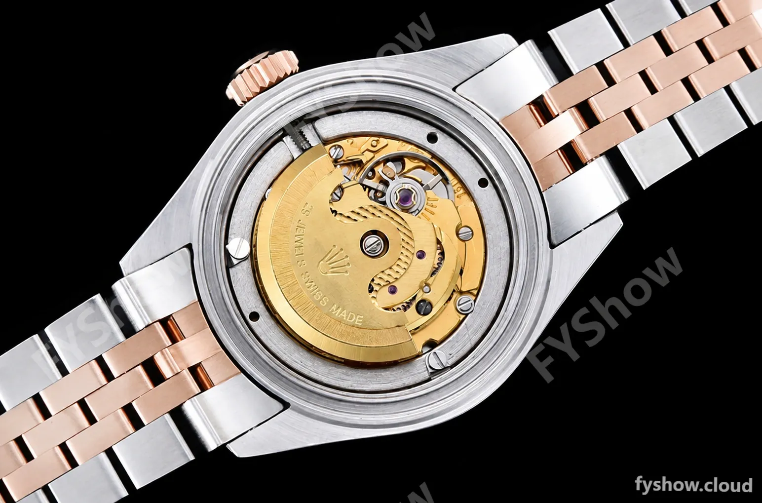 Rolex - DJ Ladies 28mm Jub Flt 904L RG/SS Brown/Dia GMF A2671 - Image 17