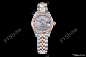Rolex - DJ Ladies 28mm Jub Flt 904L RG/SS Silv/Dia GMF A2671