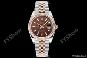 Rolex - DJ2 41mm 126331 Jub Flt 316L RG/SS Chocolate/Stk A+F VR3235