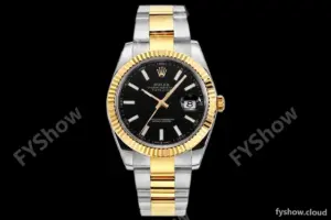 Rolex - DJ2 41mm 126333 Oys Flt 316L YG/SS Black/Stk A+F VR3235