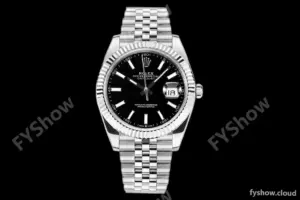 Rolex - DJ2 41mm 126334 Jub Flt 316L SS/SS Black/Stk A+F VR3235