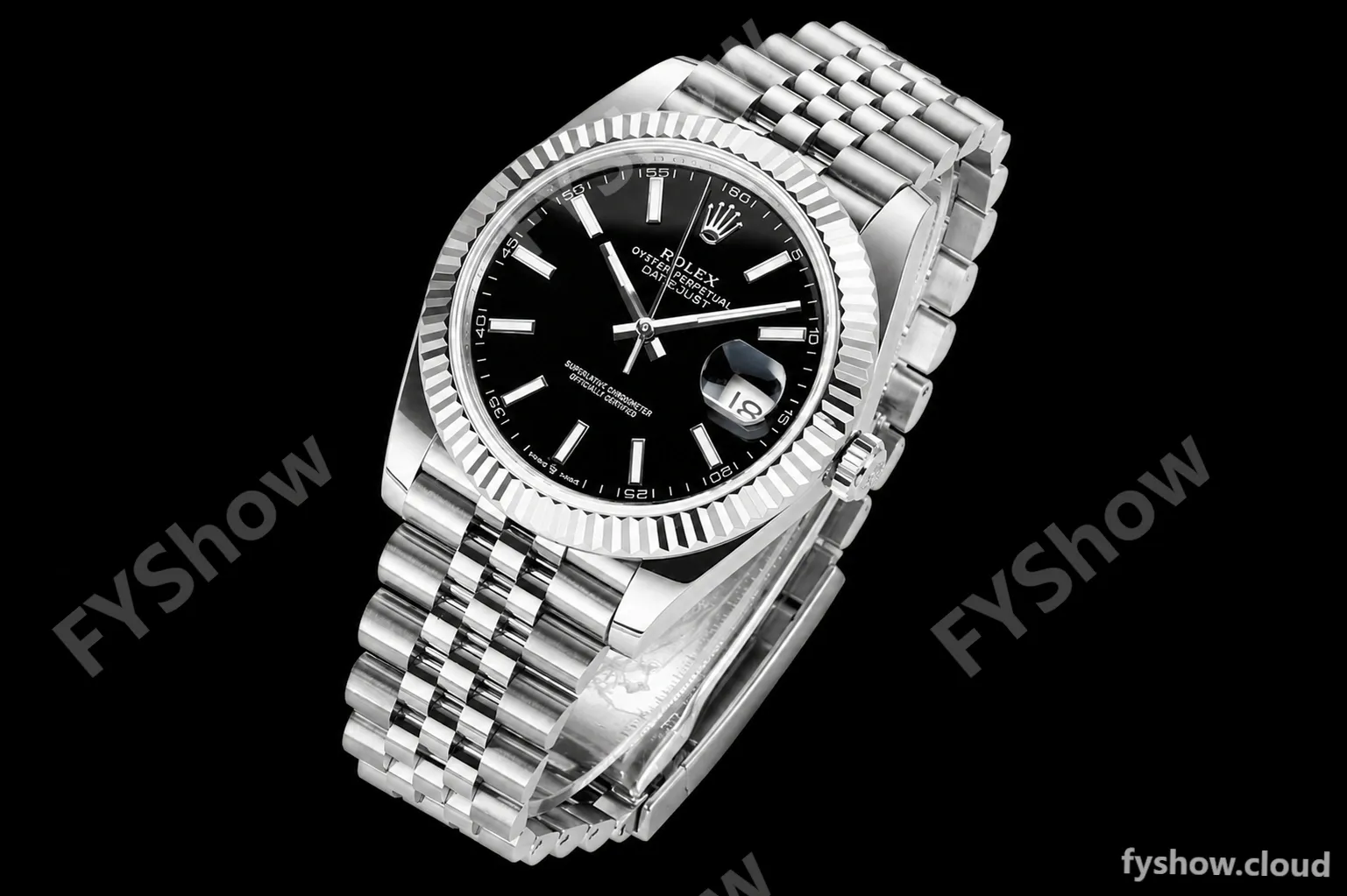 Rolex - DJ2 41mm 126334 Jub Flt 316L SS/SS Black/Stk A+F VR3235 - Image 2