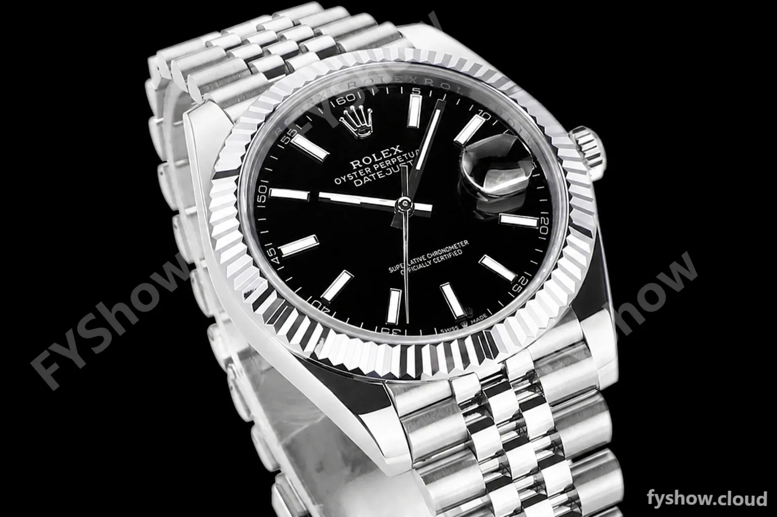 Rolex - DJ2 41mm 126334 Jub Flt 316L SS/SS Black/Stk A+F VR3235 - Image 3