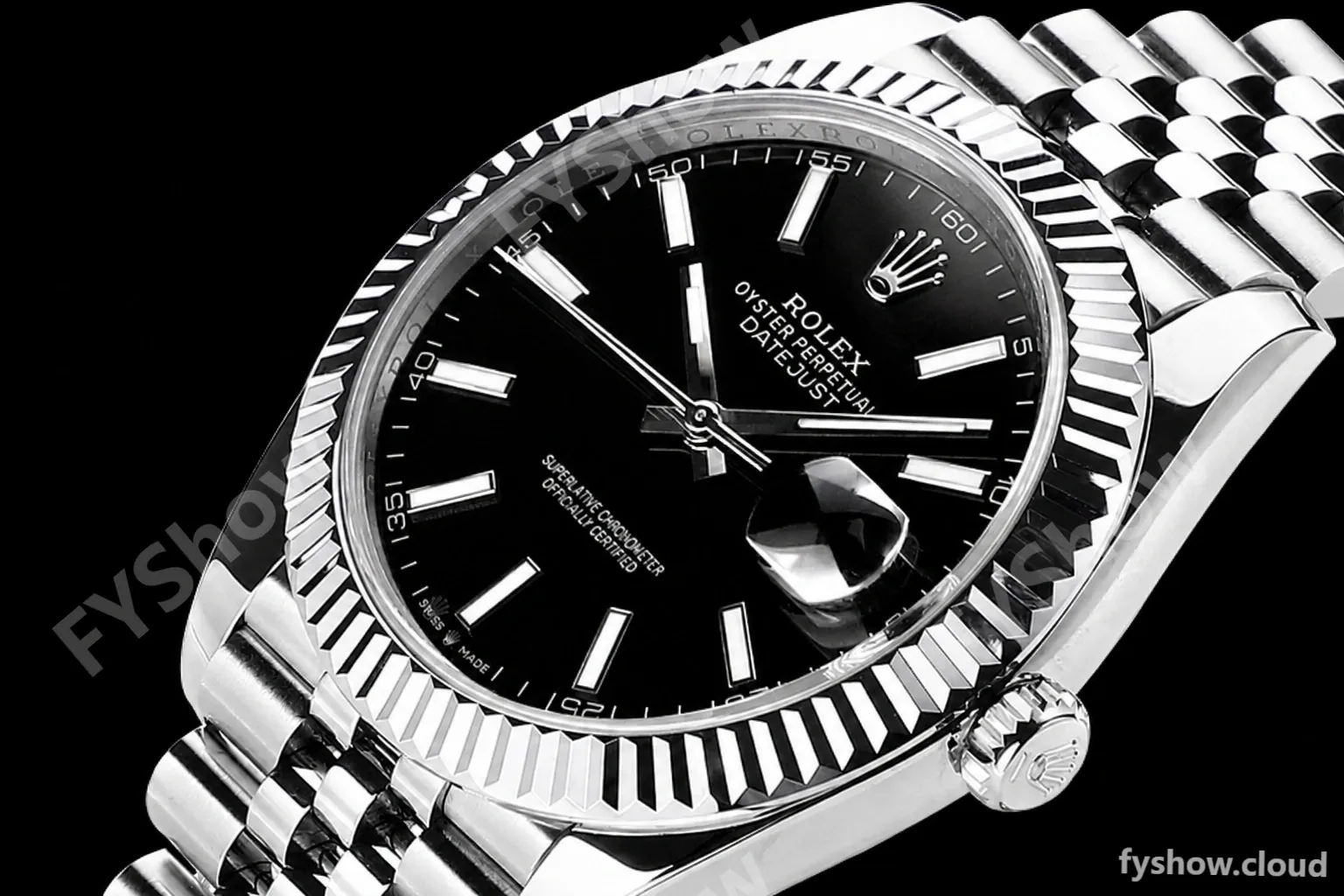 Rolex - DJ2 41mm 126334 Jub Flt 316L SS/SS Black/Stk A+F VR3235 - Image 4