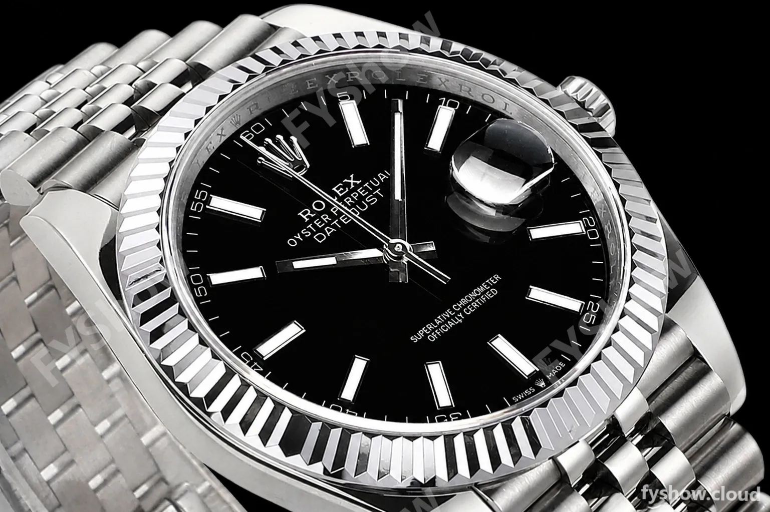 Rolex - DJ2 41mm 126334 Jub Flt 316L SS/SS Black/Stk A+F VR3235 - Image 5