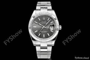 Rolex - DJ2 41mm 126334 Oys Flt 316L SS/SS Grey/Stk A+F VR3235