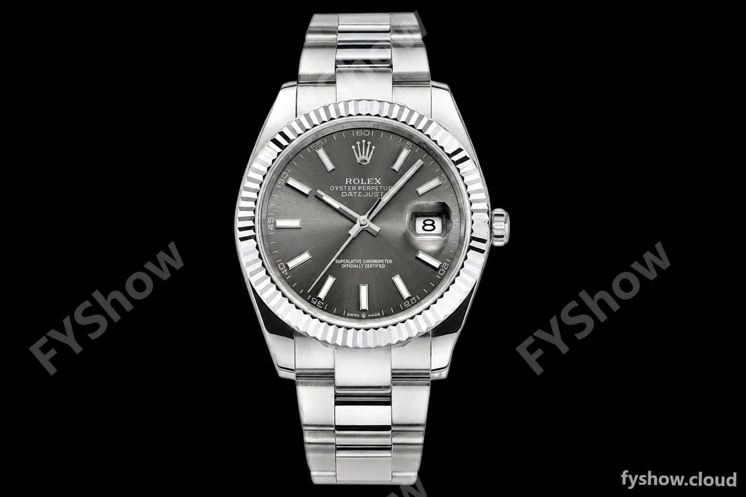 Rolex - DJ2 41mm 126334 Oys Flt 316L SS/SS Grey/Stk A+F VR3235