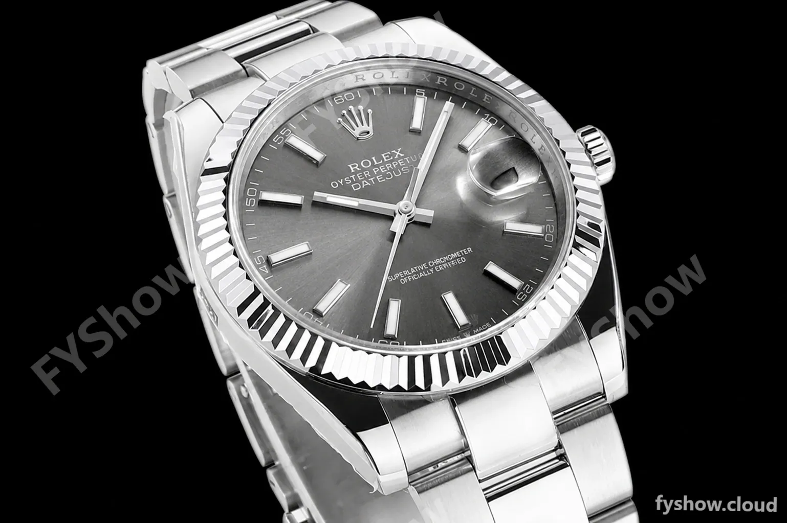 Rolex - DJ2 41mm 126334 Oys Flt 316L SS/SS Grey/Stk A+F VR3235 - Image 3