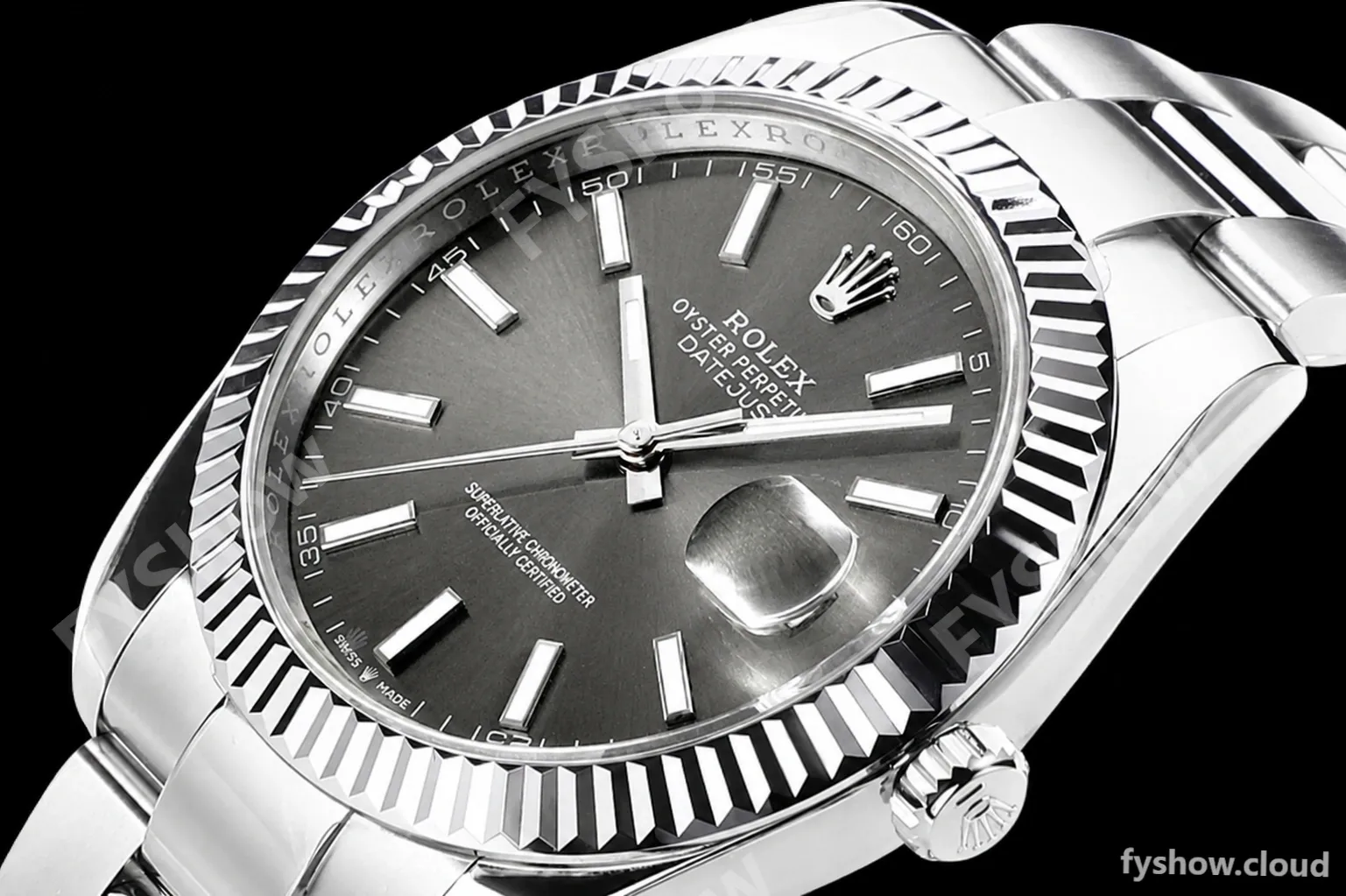 Rolex - DJ2 41mm 126334 Oys Flt 316L SS/SS Grey/Stk A+F VR3235 - Image 4