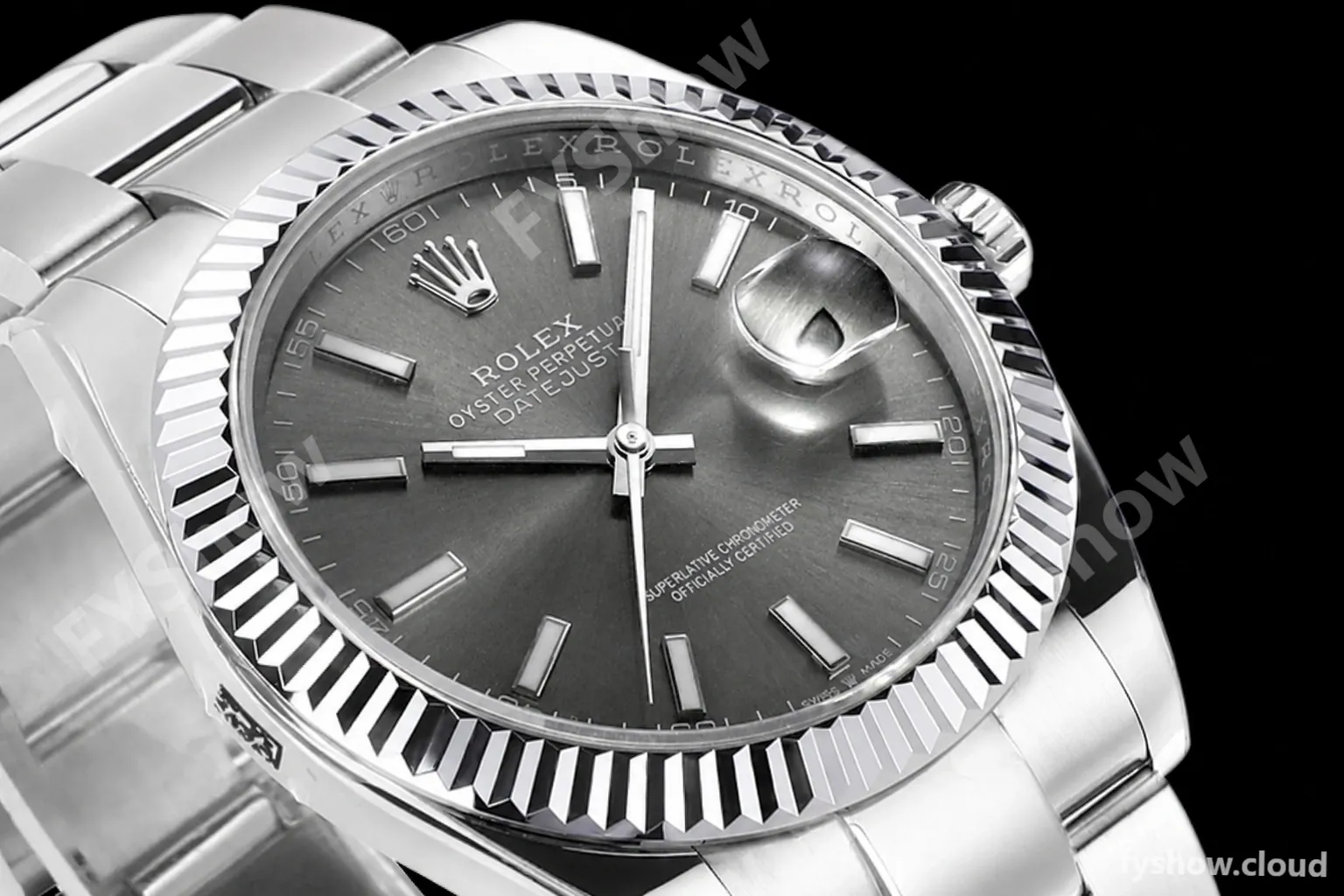 Rolex - DJ2 41mm 126334 Oys Flt 316L SS/SS Grey/Stk A+F VR3235 - Image 5
