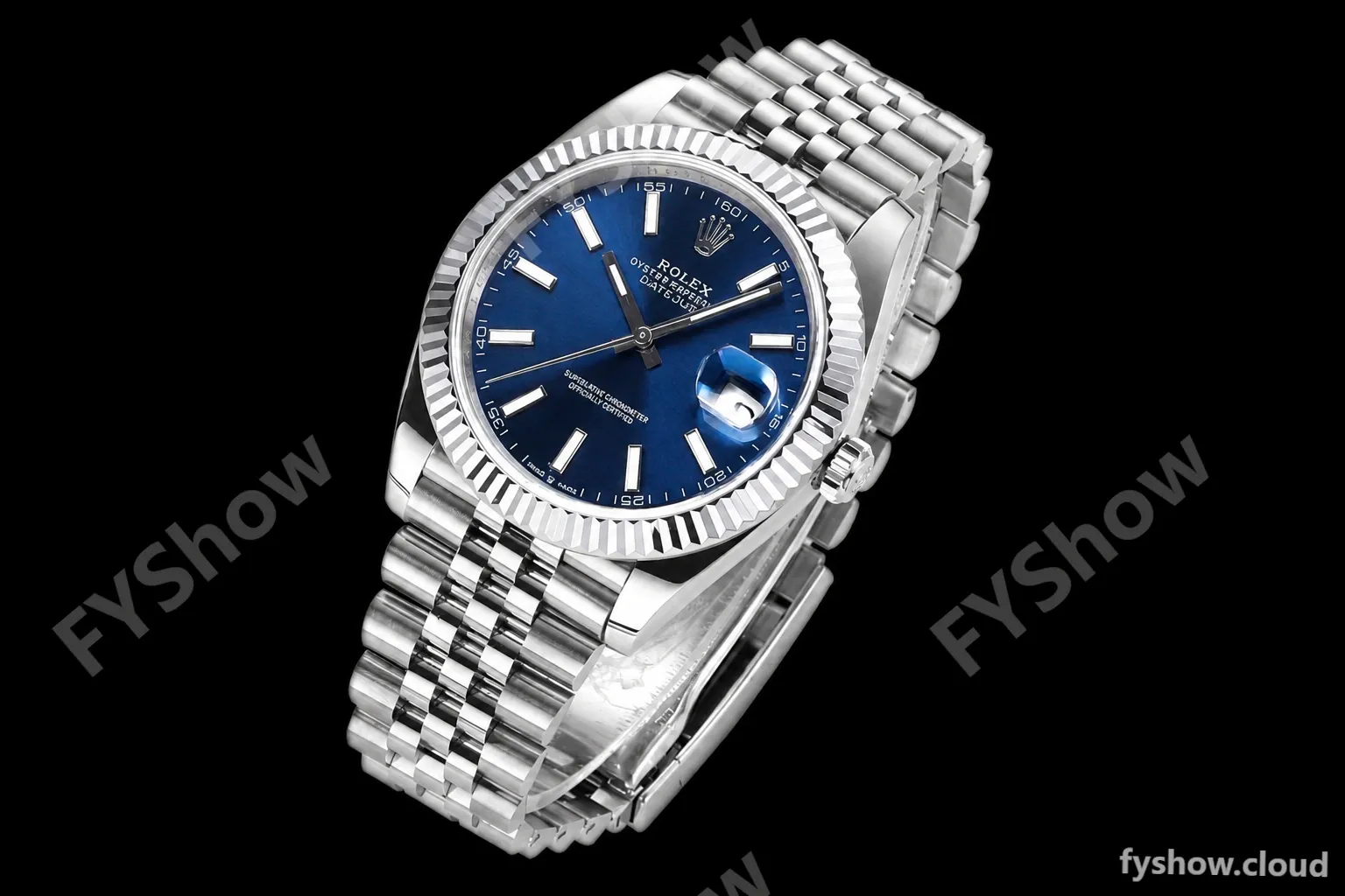 Rolex - DJ2 41mm 126334 Jub Flt 316L SS/SS Blue/Stk A+F VR3235 - Image 2