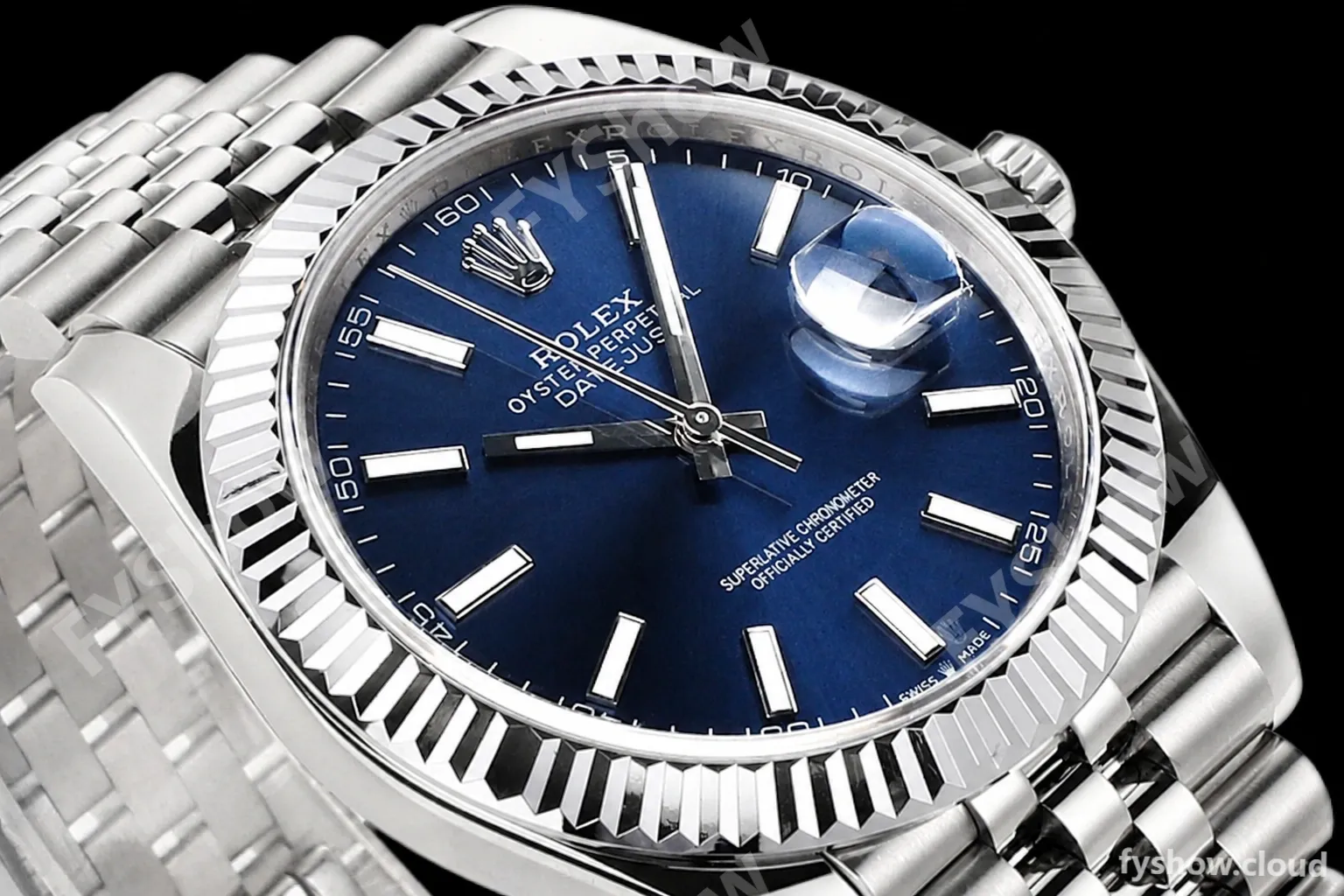 Rolex - DJ2 41mm 126334 Jub Flt 316L SS/SS Blue/Stk A+F VR3235 - Image 5