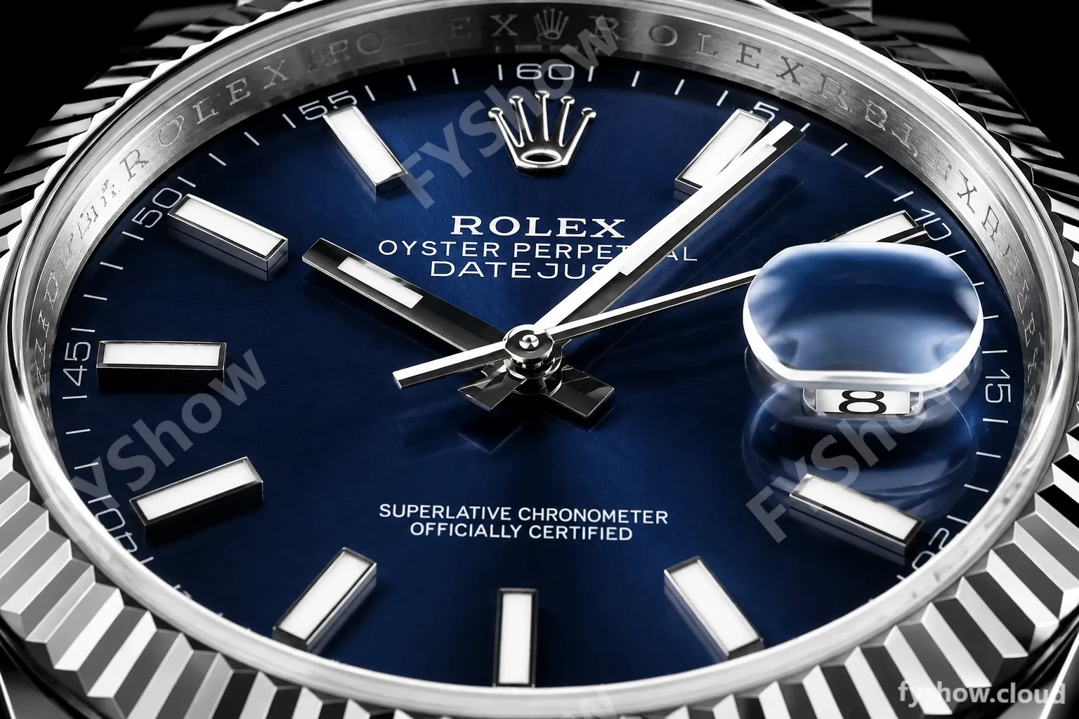 Rolex - DJ2 41mm 126334 Jub Flt 316L SS/SS Blue/Stk A+F VR3235 - Image 6