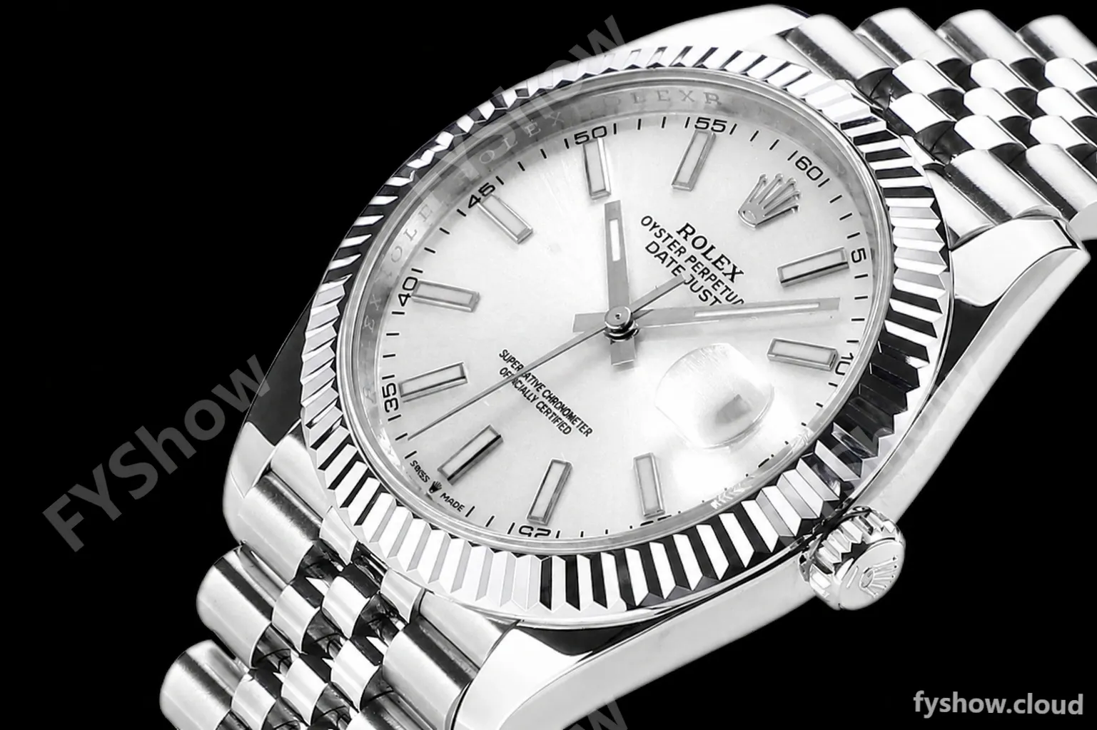 Rolex - DJ2 41mm 126334 Jub Flt 316L SS/SS Silv/Stk A+F VR3235 - Image 4