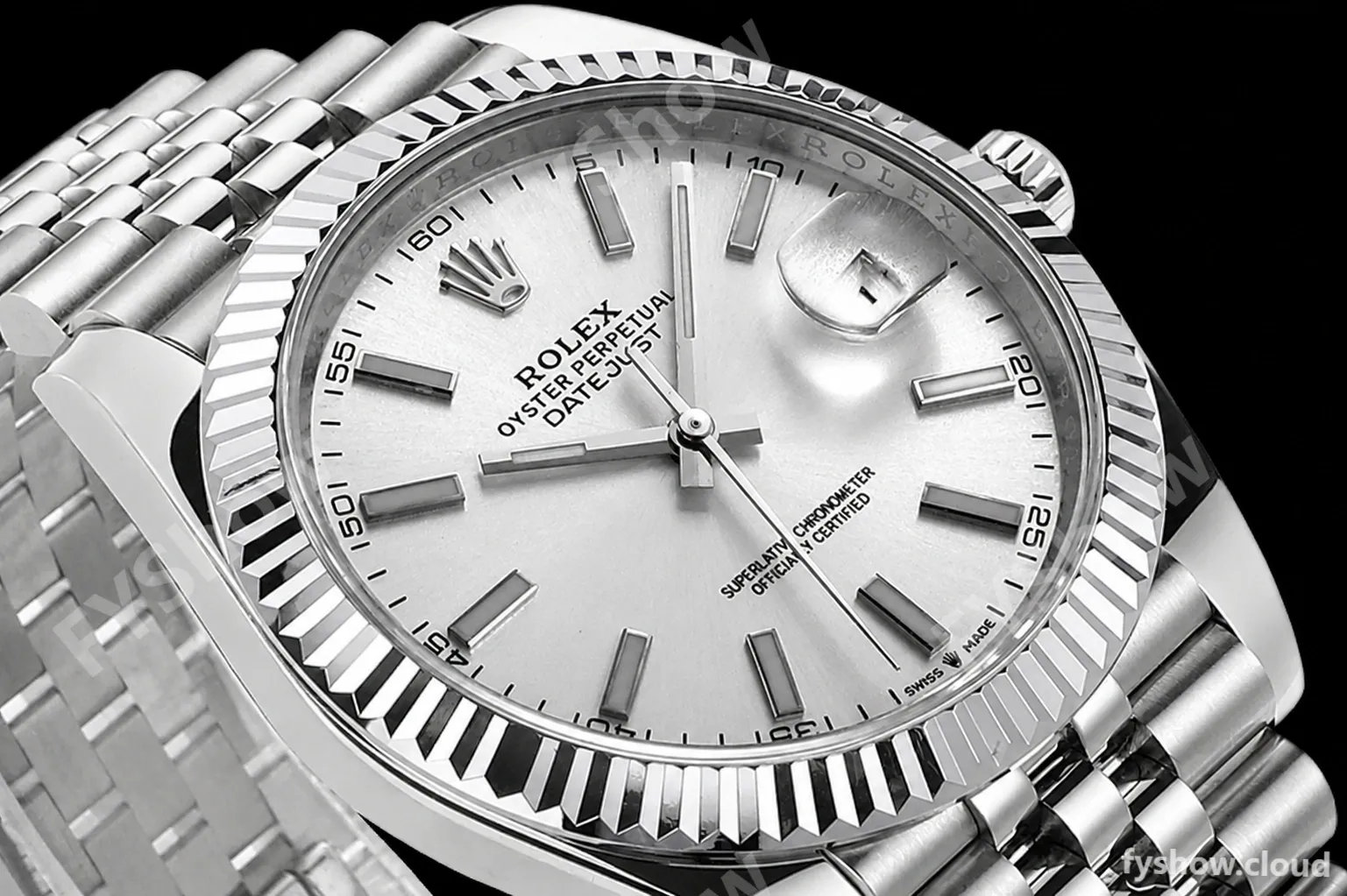 Rolex - DJ2 41mm 126334 Jub Flt 316L SS/SS Silv/Stk A+F VR3235 - Image 5