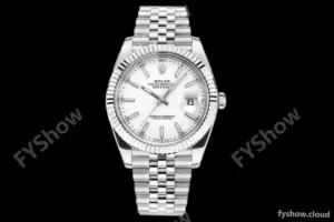 Rolex - DJ2 41mm 126334 Jub Flt 316L SS/SS White/Stk A+F VR3235