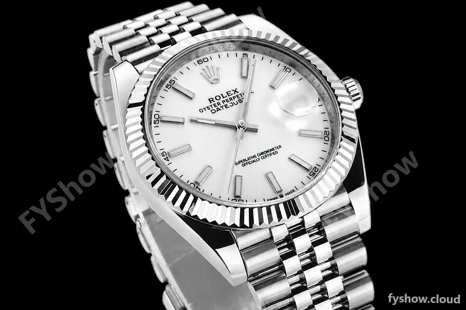 Rolex - DJ2 41mm 126334 Jub Flt 316L SS/SS White/Stk A+F VR3235 - Image 3