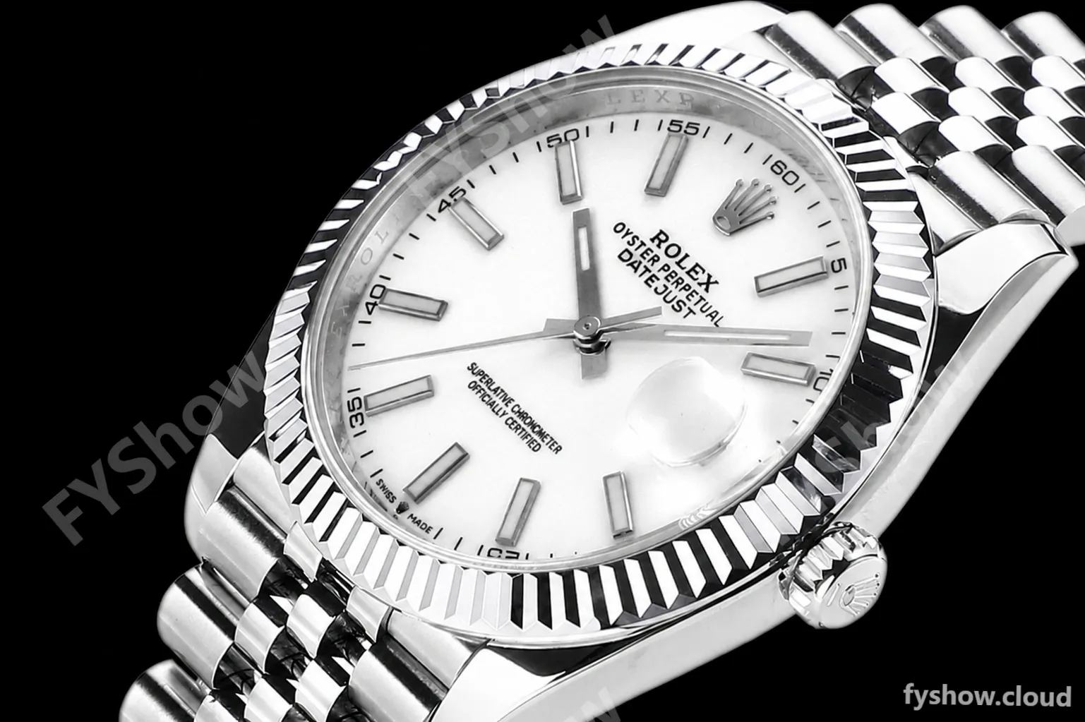 Rolex - DJ2 41mm 126334 Jub Flt 316L SS/SS White/Stk A+F VR3235 - Image 4