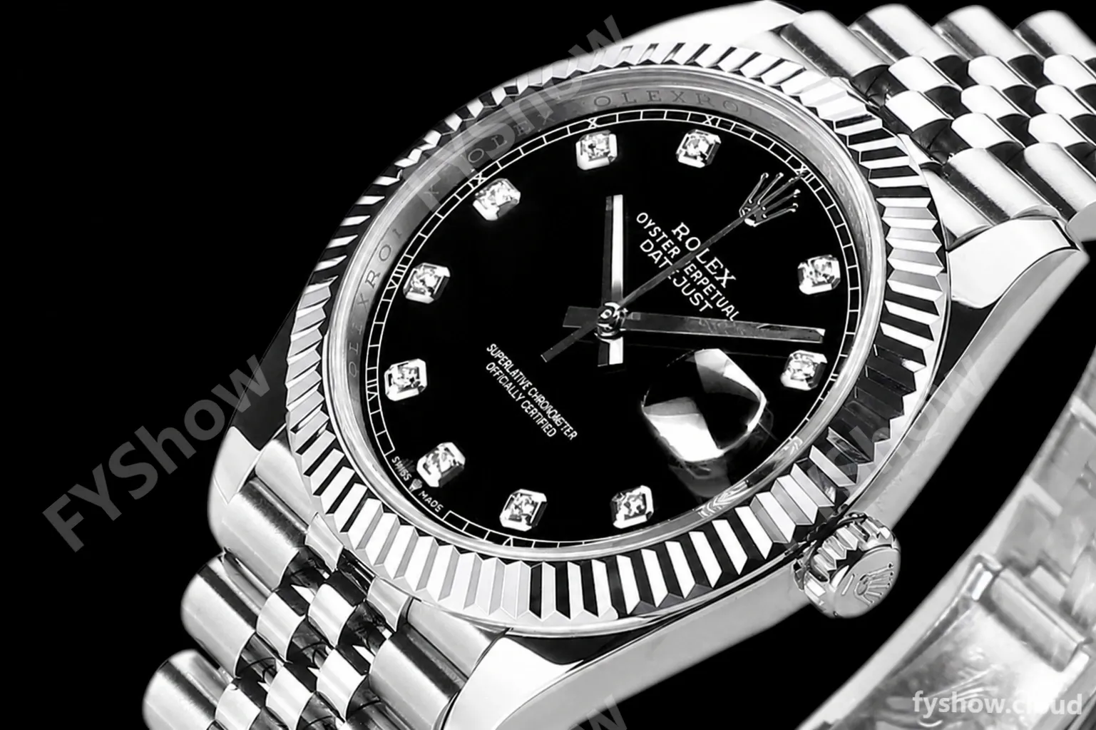Rolex - DJ2 41mm 126334 Jub Flt 316L SS/SS Black/Dia A+F VR3235 - Image 4