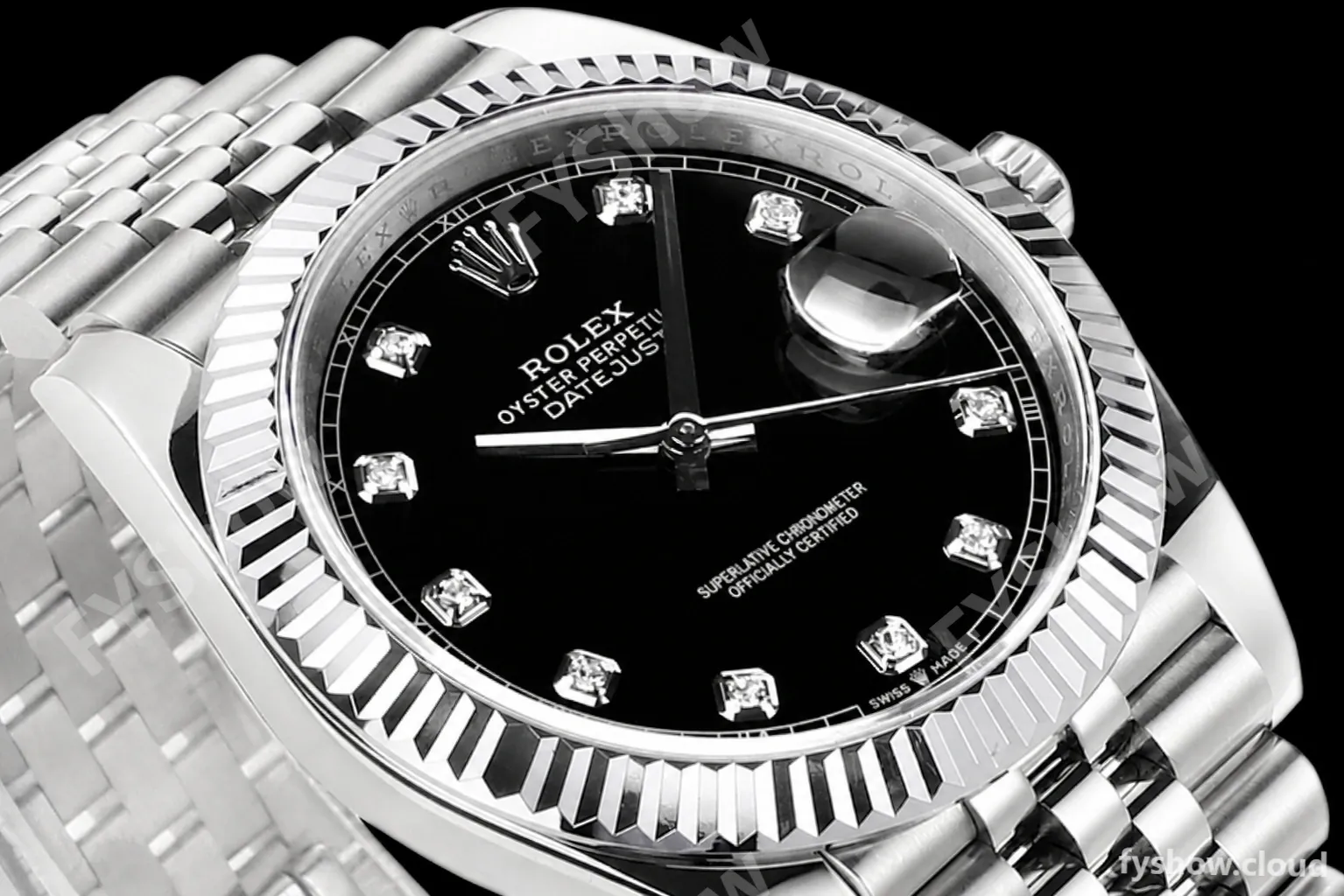 Rolex - DJ2 41mm 126334 Jub Flt 316L SS/SS Black/Dia A+F VR3235 - Image 5