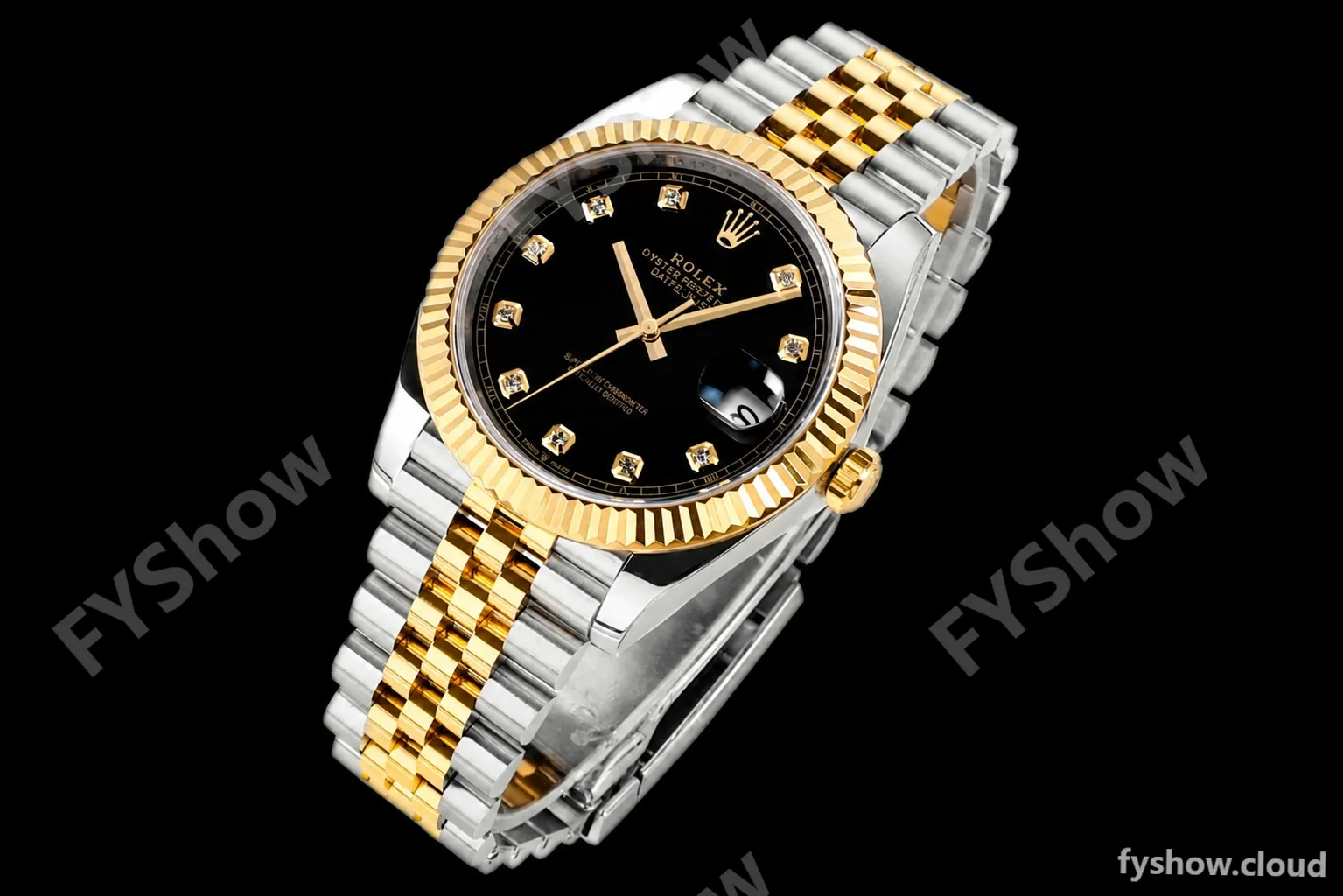 Rolex - DJ2 41mm 126333 Jub Flt 316L YG/SS Black/Dia A+F VR3235 - Image 2