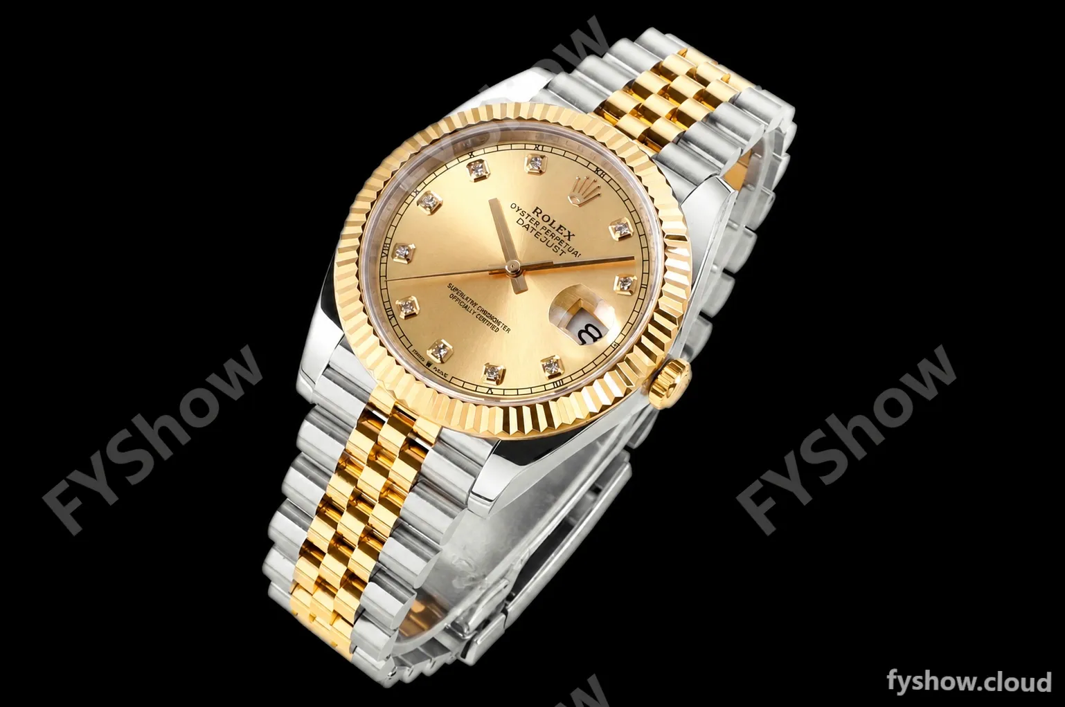 Rolex - DJ2 41mm 126333 Jub Flt 316L YG/SS Champane/Dia A+F VR3235 - Image 2