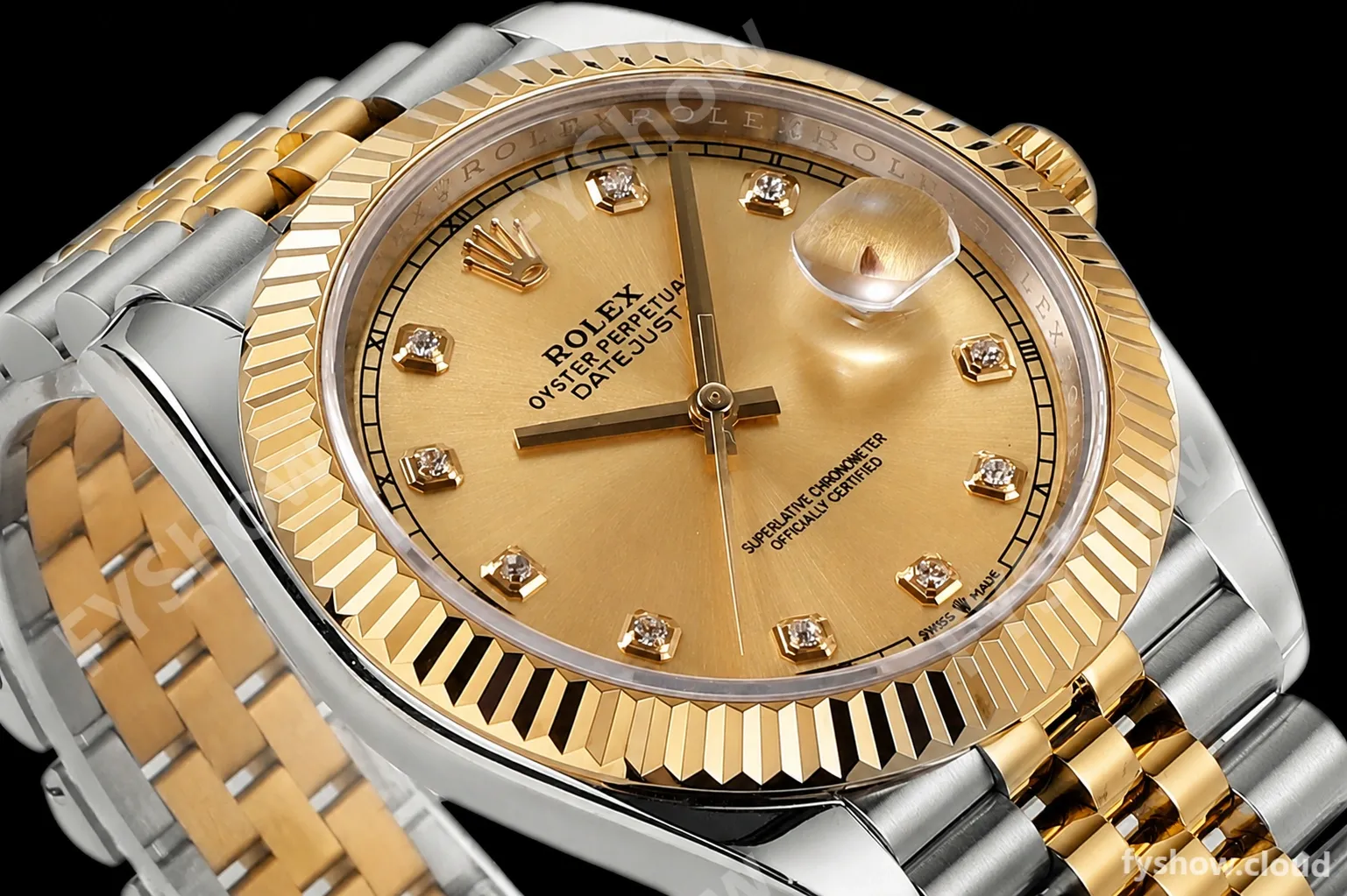 Rolex - DJ2 41mm 126333 Jub Flt 316L YG/SS Champane/Dia A+F VR3235 - Image 5