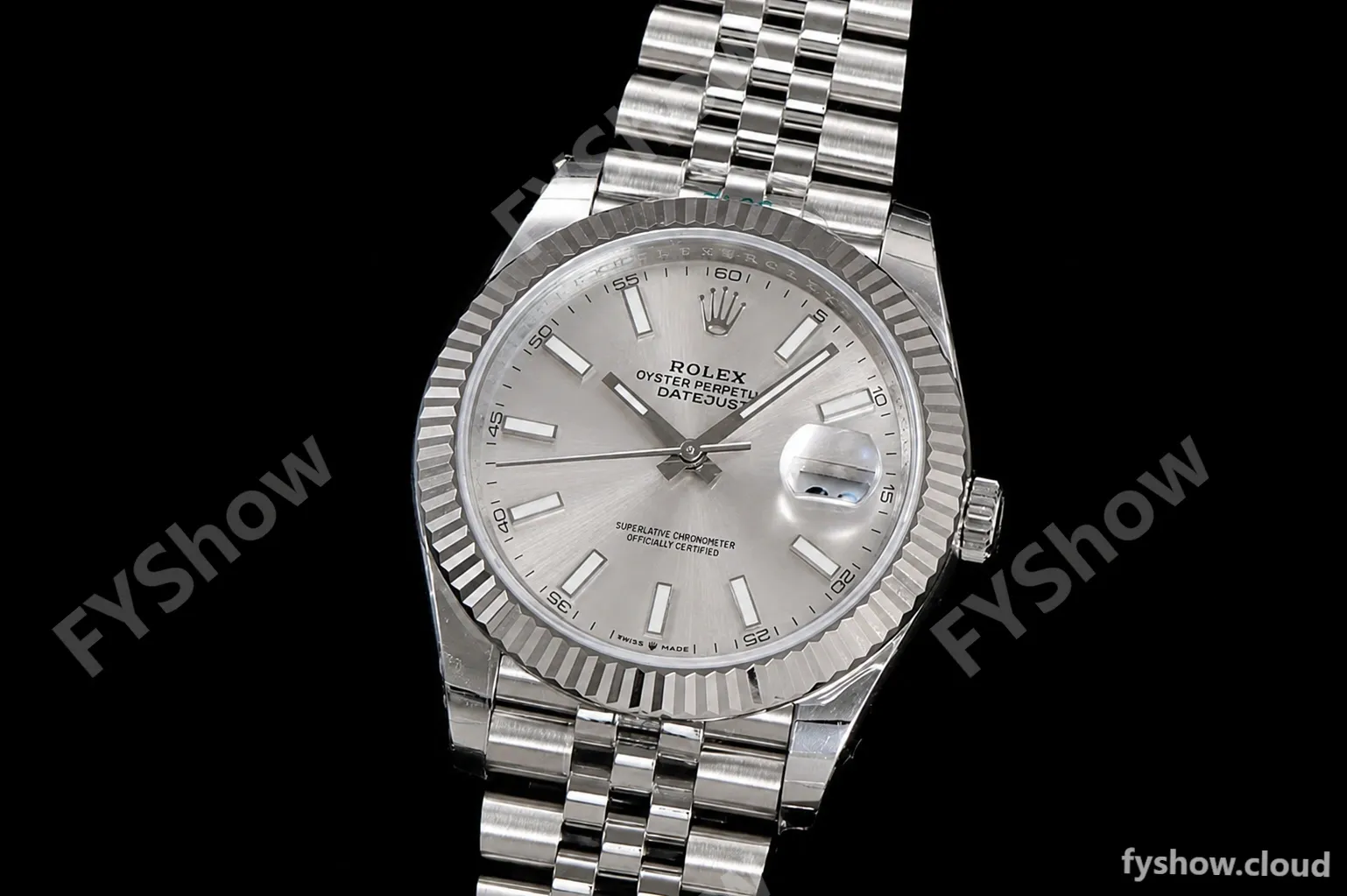 Rolex - DJ2 41mm 126334 Jub Flt 904L SS/SS Silv/Stk ARF VR3235 - Image 4