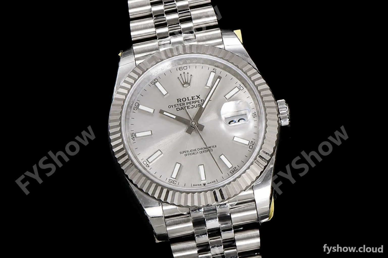 Rolex - DJ2 41mm 126334 Jub Flt 904L SS/SS Silv/Stk ARF VR3235 - Image 7