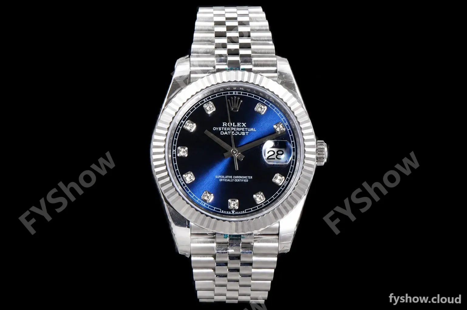 Rolex - DJ2 41mm 126334 Jub Flt 904L SS/SS Blue/Dia ARF VR3235