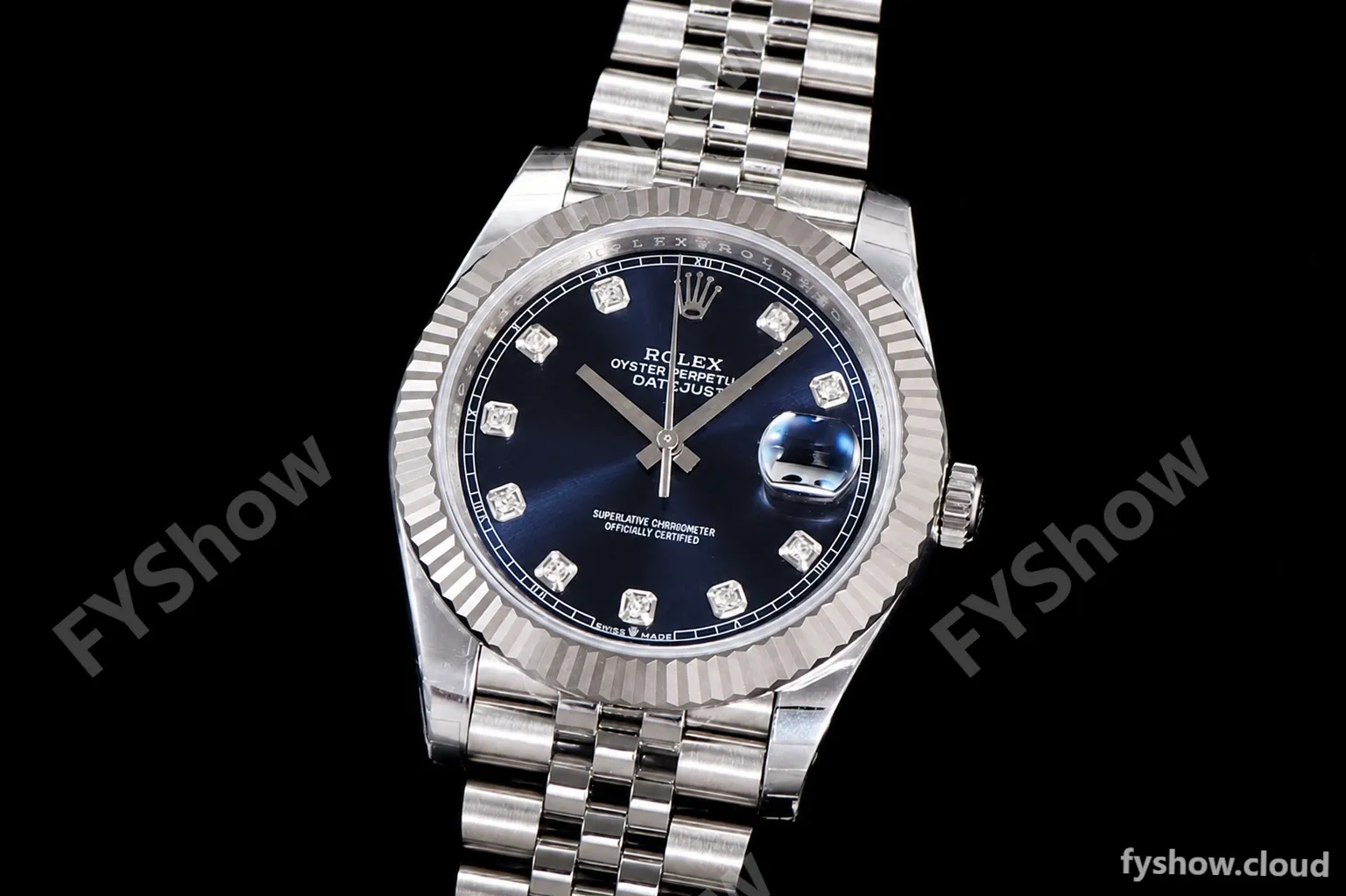 Rolex - DJ2 41mm 126334 Jub Flt 904L SS/SS Blue/Dia ARF VR3235 - Image 6