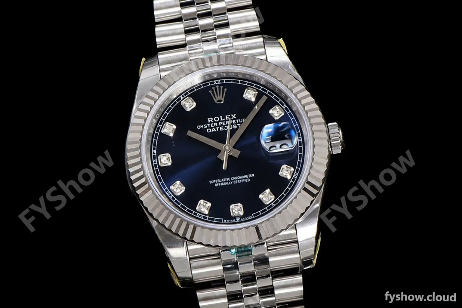Rolex - DJ2 41mm 126334 Jub Flt 904L SS/SS Blue/Dia ARF VR3235 - Image 9