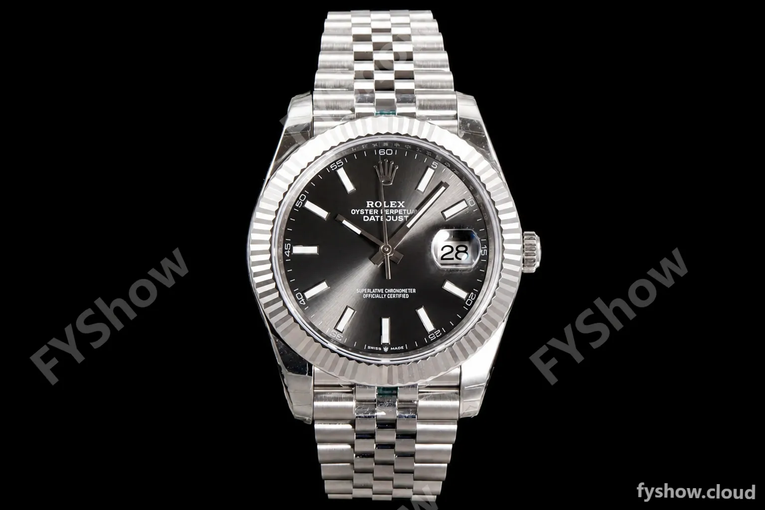 Rolex - DJ2 41mm 126334 Jub Flt 904L SS/SS Grey/Stk ARF VR3235