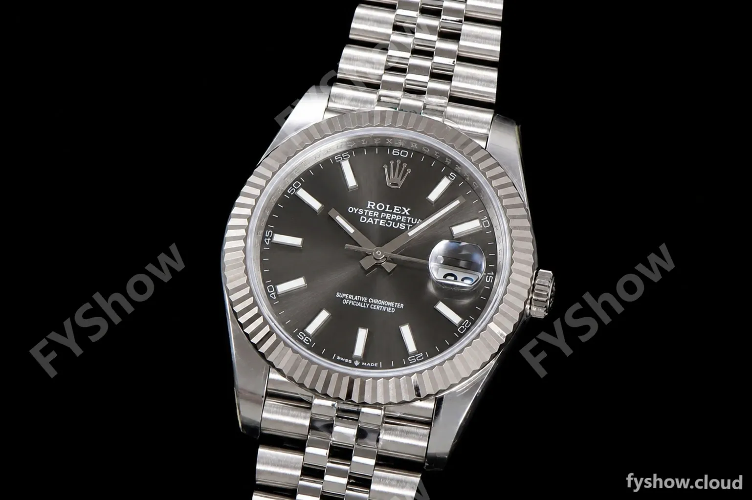 Rolex - DJ2 41mm 126334 Jub Flt 904L SS/SS Grey/Stk ARF VR3235 - Image 4