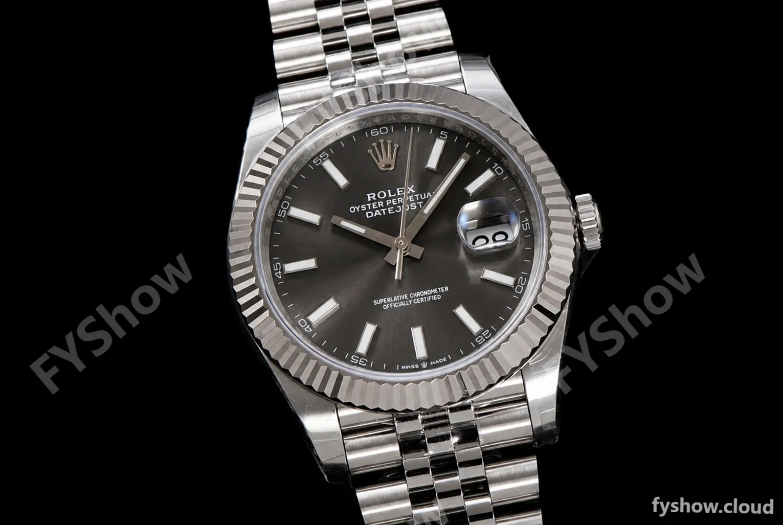 Rolex - DJ2 41mm 126334 Jub Flt 904L SS/SS Grey/Stk ARF VR3235 - Image 9